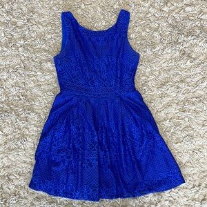 Royal blue dress